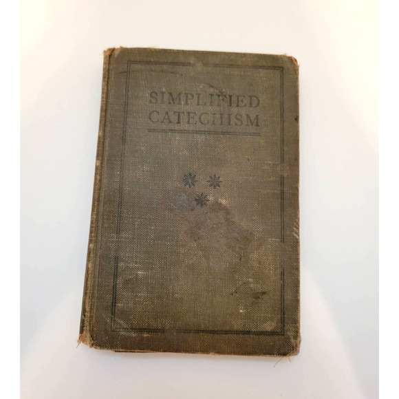 Vintage 1921 Simplified Catechism By Dr. Martin Luther Lutheran Book - Picture 1 of 8